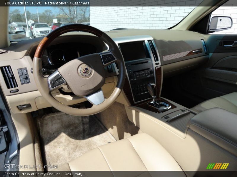 Radiant Silver / Cashmere 2009 Cadillac STS V8