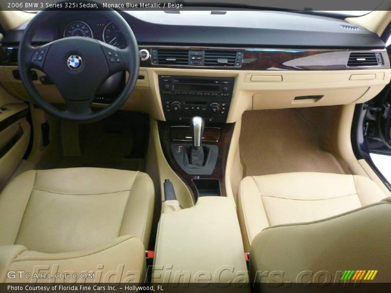 Monaco Blue Metallic / Beige 2006 BMW 3 Series 325i Sedan