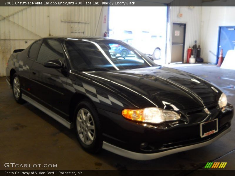 Black / Ebony Black 2001 Chevrolet Monte Carlo SS Brickyard 400 Pace Car