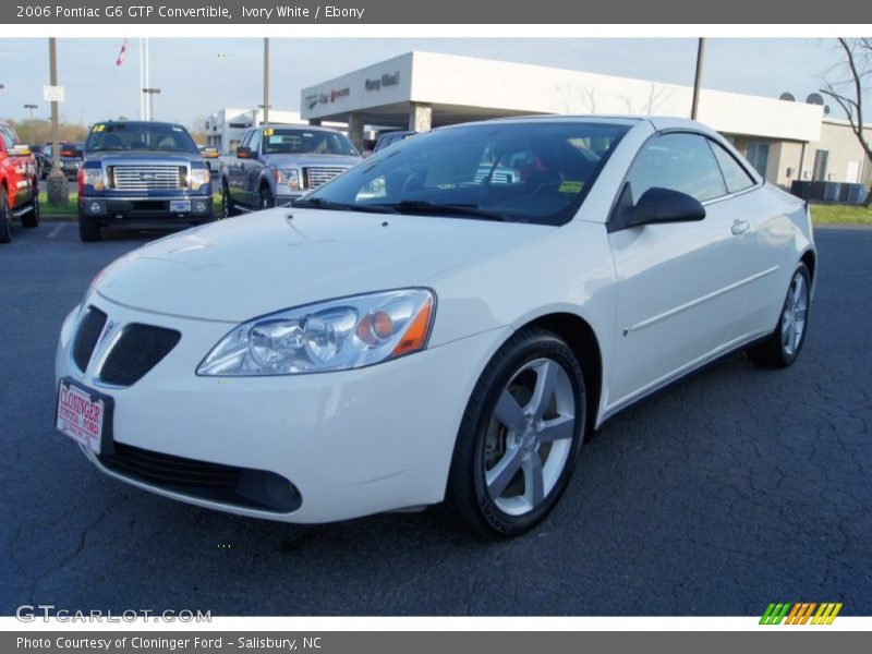 Ivory White / Ebony 2006 Pontiac G6 GTP Convertible