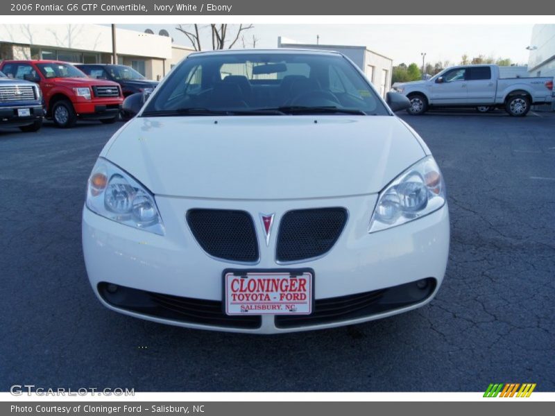 Ivory White / Ebony 2006 Pontiac G6 GTP Convertible