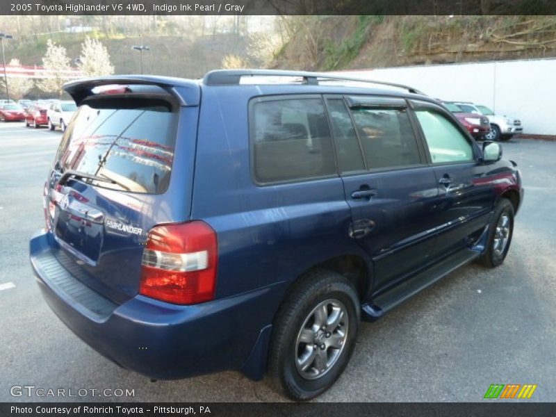 Indigo Ink Pearl / Gray 2005 Toyota Highlander V6 4WD
