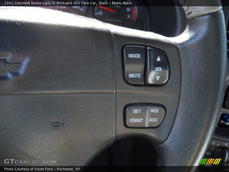 Controls of 2001 Monte Carlo SS Brickyard 400 Pace Car