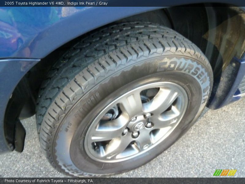 Indigo Ink Pearl / Gray 2005 Toyota Highlander V6 4WD