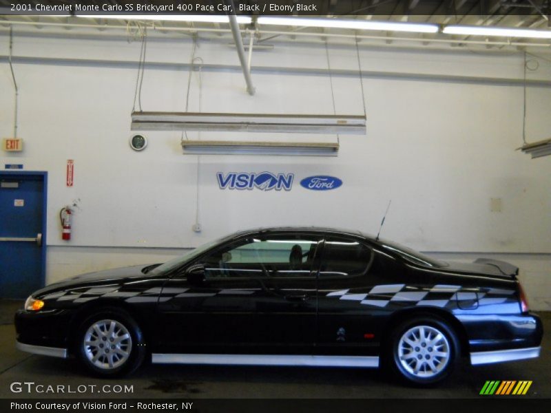 Black / Ebony Black 2001 Chevrolet Monte Carlo SS Brickyard 400 Pace Car