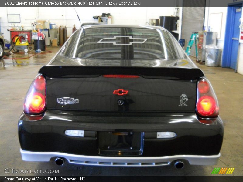 Black / Ebony Black 2001 Chevrolet Monte Carlo SS Brickyard 400 Pace Car