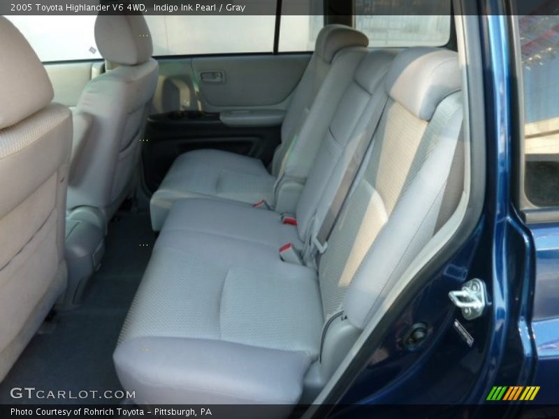 Indigo Ink Pearl / Gray 2005 Toyota Highlander V6 4WD