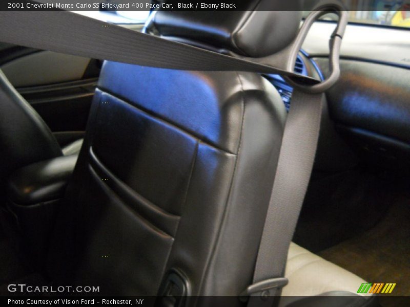Black / Ebony Black 2001 Chevrolet Monte Carlo SS Brickyard 400 Pace Car