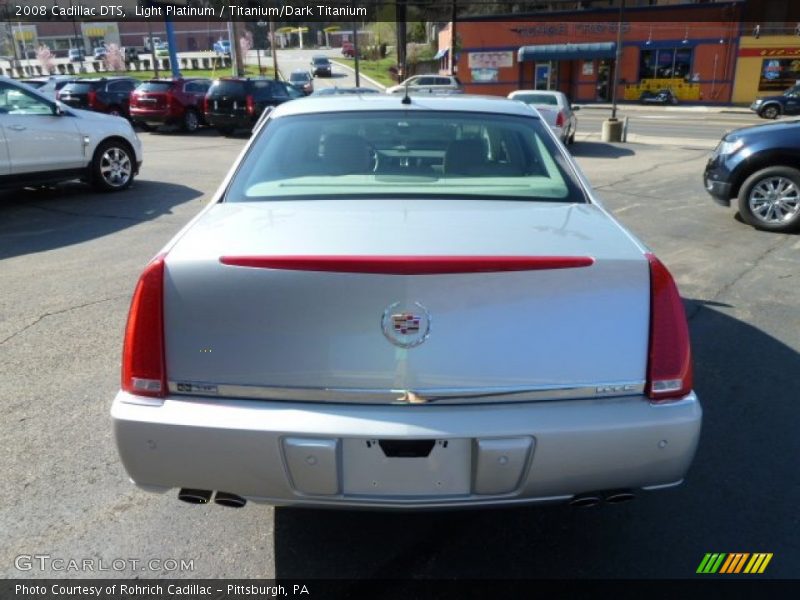 Light Platinum / Titanium/Dark Titanium 2008 Cadillac DTS