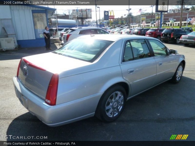 Light Platinum / Titanium/Dark Titanium 2008 Cadillac DTS