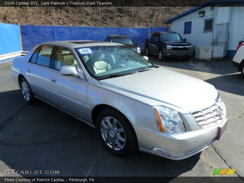 Light Platinum / Titanium/Dark Titanium 2008 Cadillac DTS