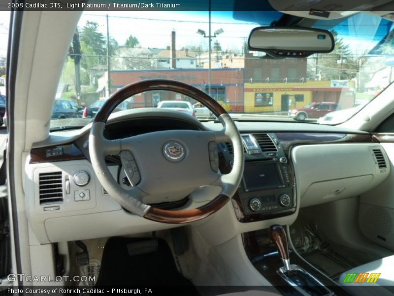 Light Platinum / Titanium/Dark Titanium 2008 Cadillac DTS