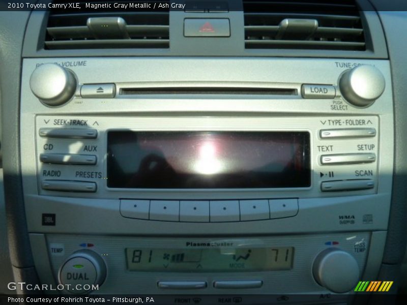 Magnetic Gray Metallic / Ash Gray 2010 Toyota Camry XLE