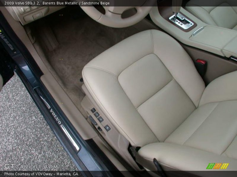 Barents Blue Metallic / Sandstone Beige 2009 Volvo S80 3.2