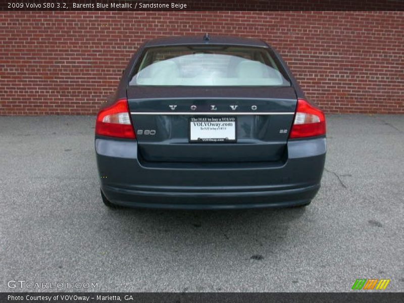 Barents Blue Metallic / Sandstone Beige 2009 Volvo S80 3.2