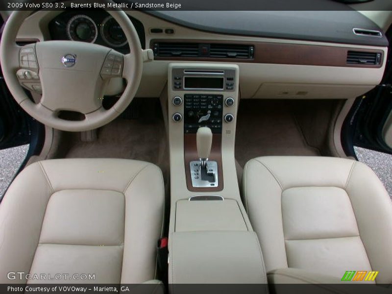 Barents Blue Metallic / Sandstone Beige 2009 Volvo S80 3.2