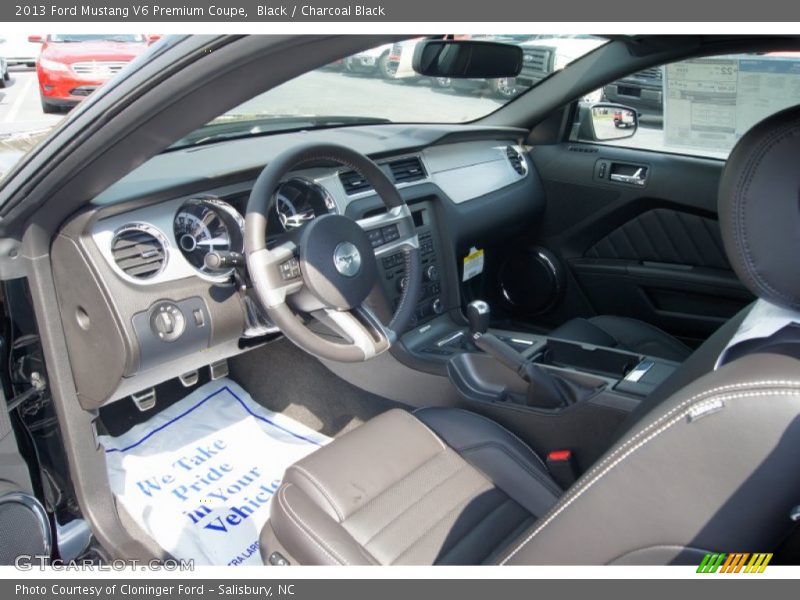 Black / Charcoal Black 2013 Ford Mustang V6 Premium Coupe
