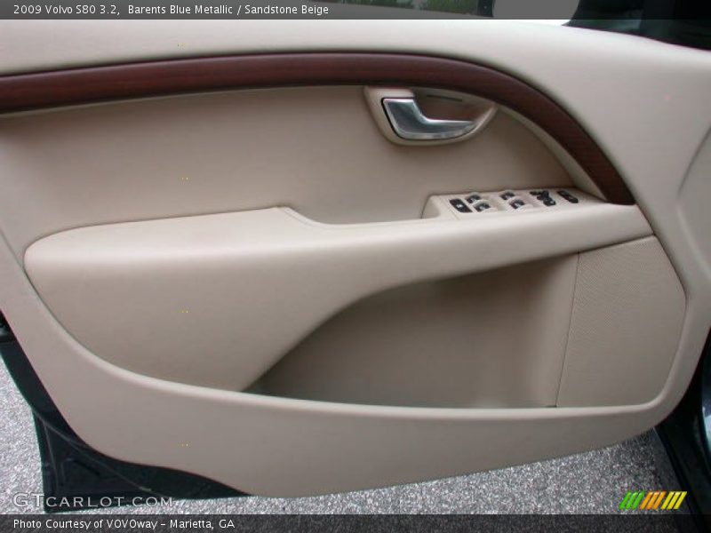 Barents Blue Metallic / Sandstone Beige 2009 Volvo S80 3.2