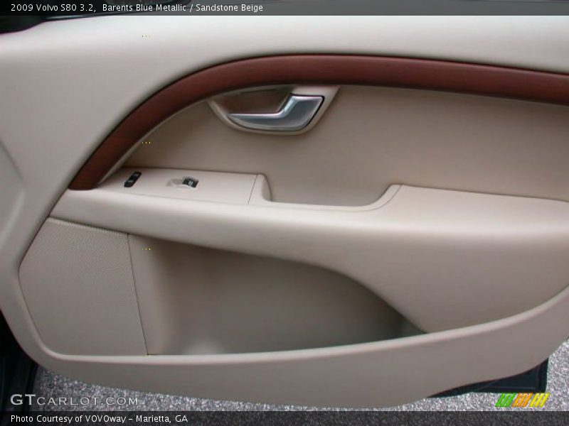 Barents Blue Metallic / Sandstone Beige 2009 Volvo S80 3.2