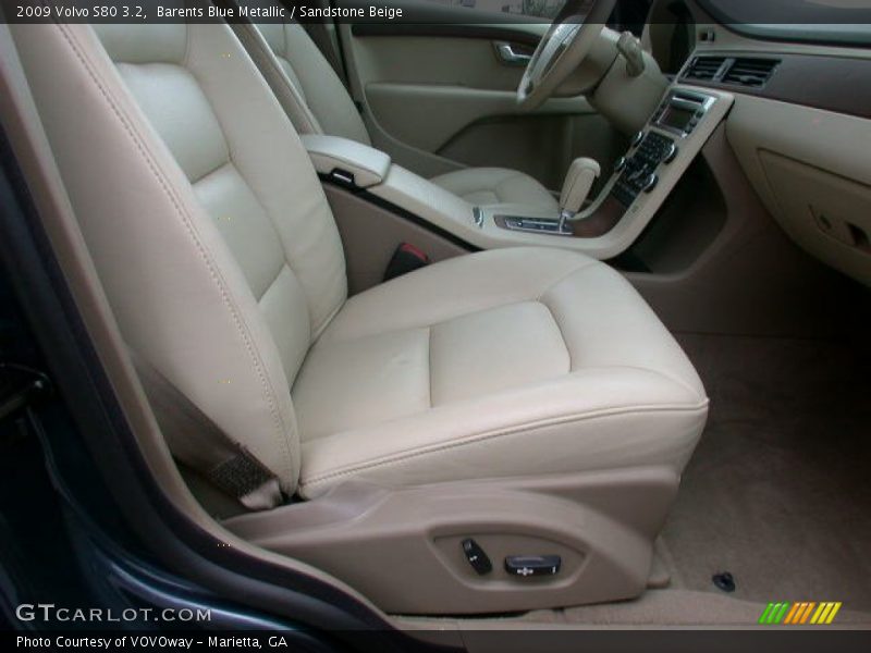 Barents Blue Metallic / Sandstone Beige 2009 Volvo S80 3.2