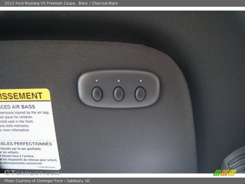 Garage Door Opener - 2013 Ford Mustang V6 Premium Coupe