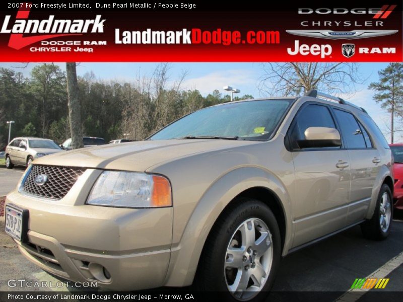 Dune Pearl Metallic / Pebble Beige 2007 Ford Freestyle Limited
