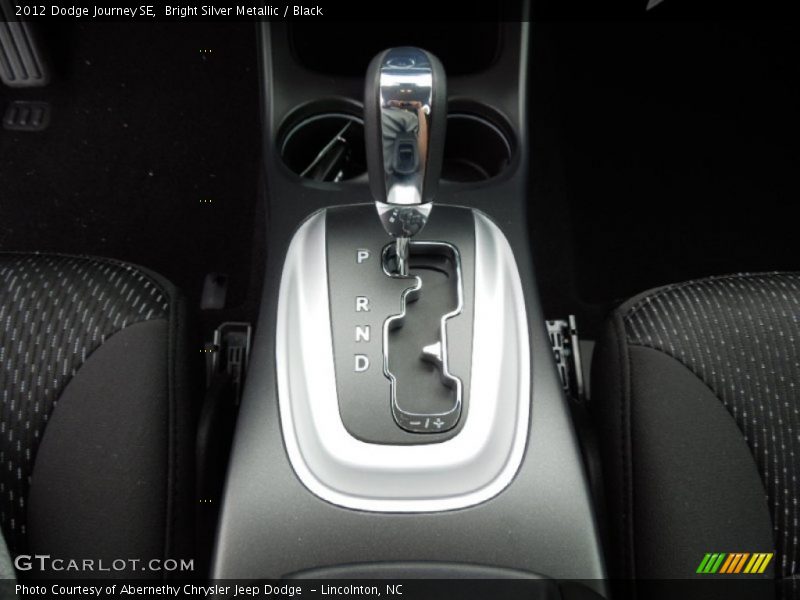 Bright Silver Metallic / Black 2012 Dodge Journey SE