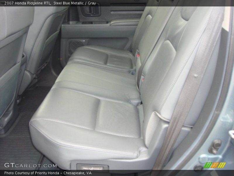 Steel Blue Metallic / Gray 2007 Honda Ridgeline RTL