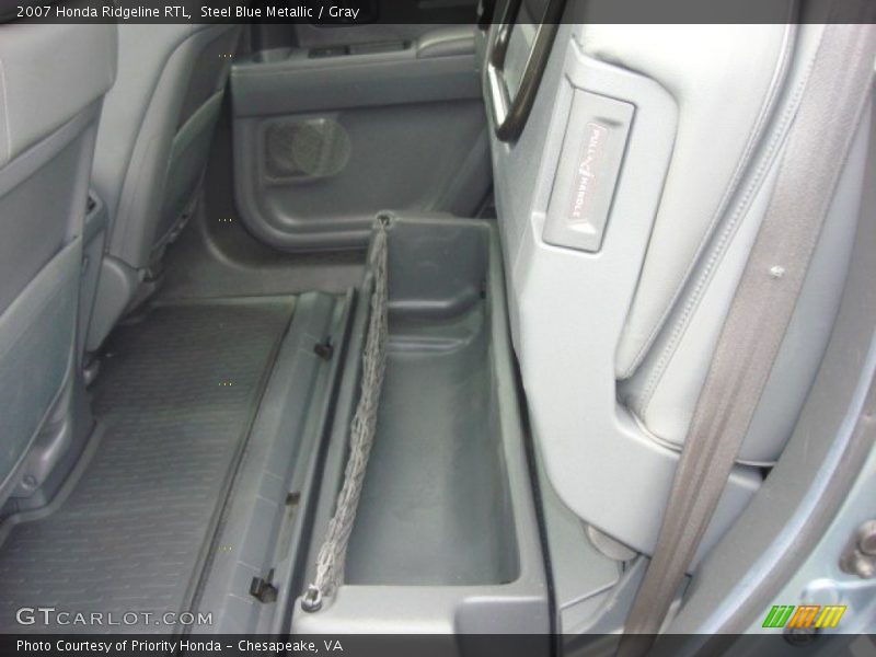 Steel Blue Metallic / Gray 2007 Honda Ridgeline RTL