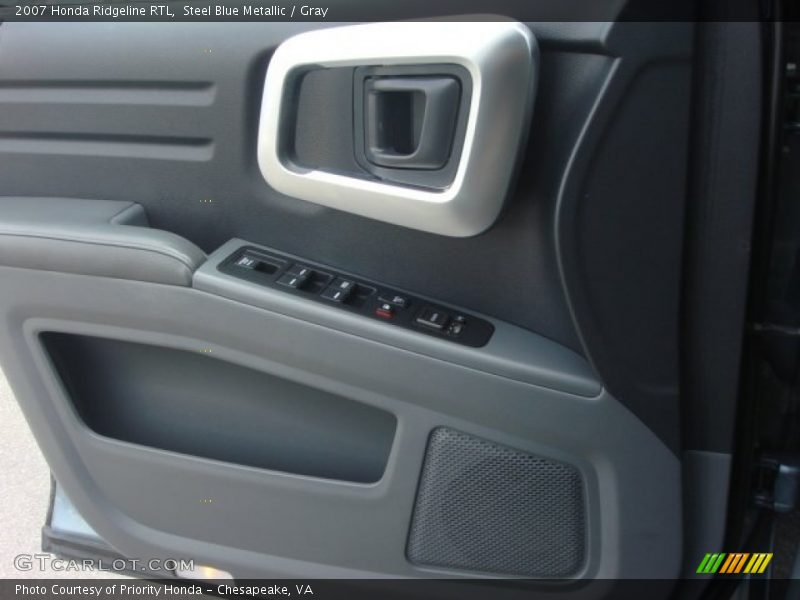 Steel Blue Metallic / Gray 2007 Honda Ridgeline RTL