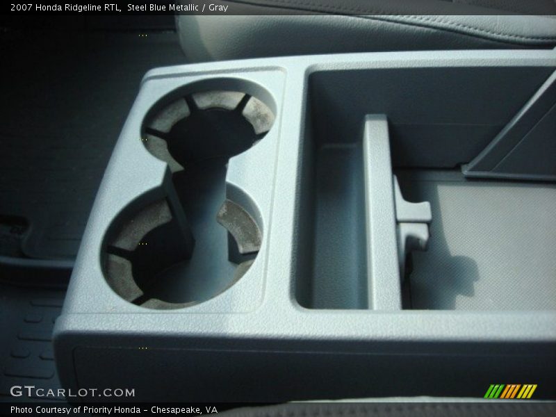 Steel Blue Metallic / Gray 2007 Honda Ridgeline RTL
