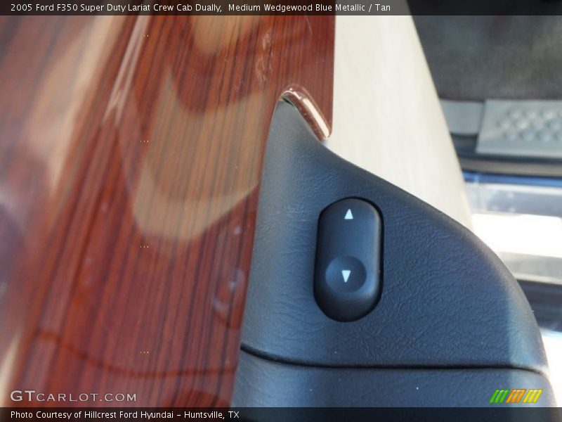 Medium Wedgewood Blue Metallic / Tan 2005 Ford F350 Super Duty Lariat Crew Cab Dually