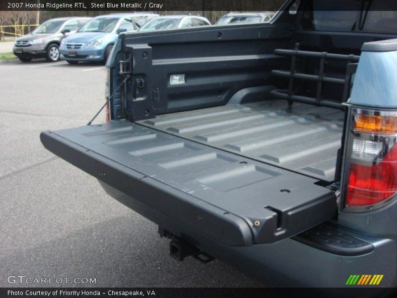Steel Blue Metallic / Gray 2007 Honda Ridgeline RTL