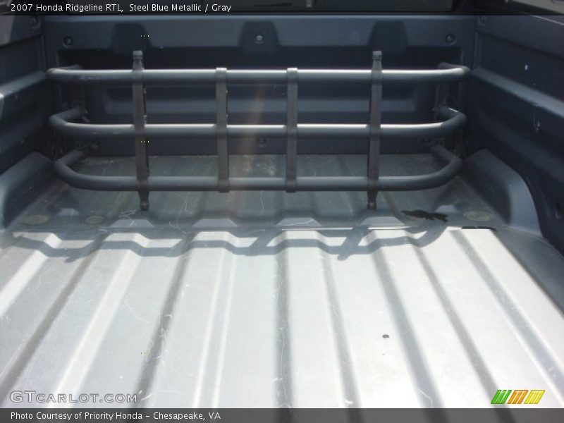 Steel Blue Metallic / Gray 2007 Honda Ridgeline RTL