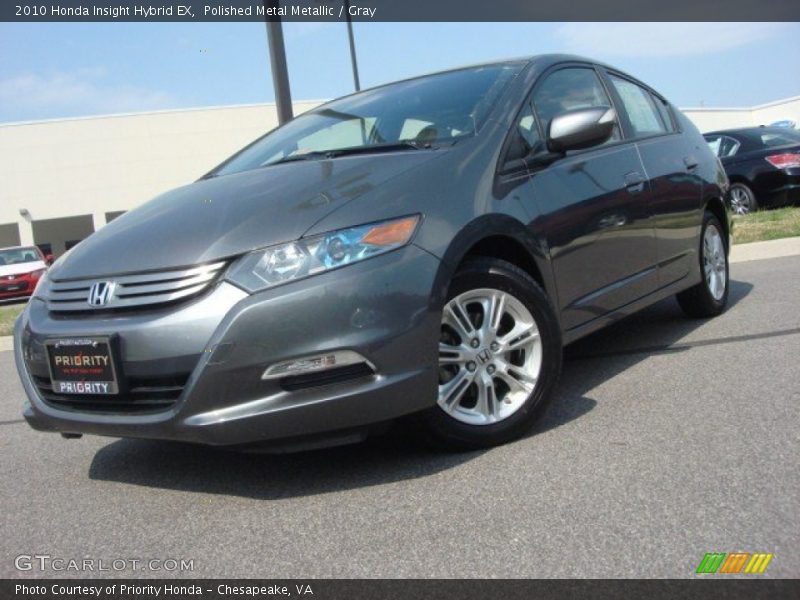 Polished Metal Metallic / Gray 2010 Honda Insight Hybrid EX