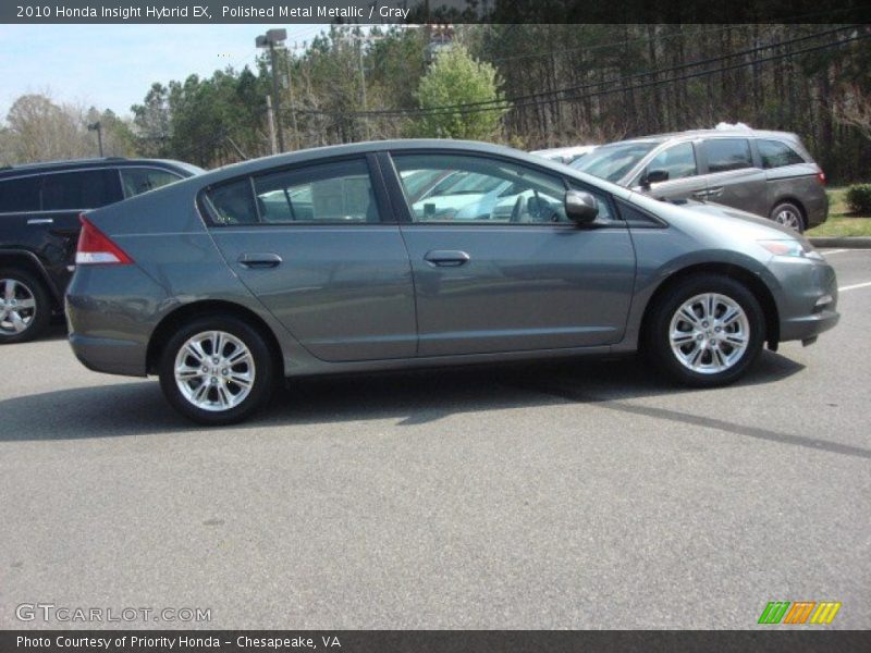 Polished Metal Metallic / Gray 2010 Honda Insight Hybrid EX