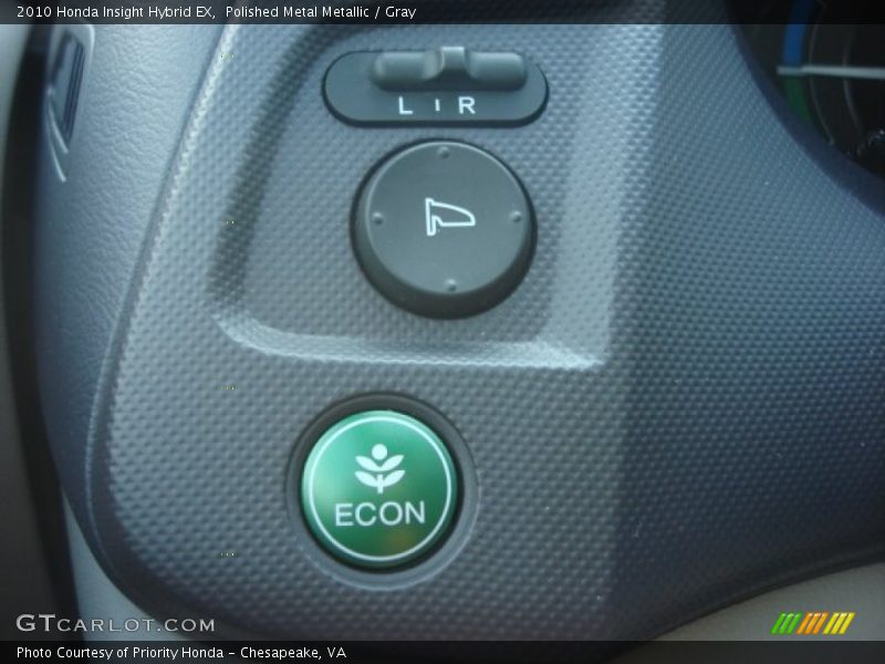 Polished Metal Metallic / Gray 2010 Honda Insight Hybrid EX