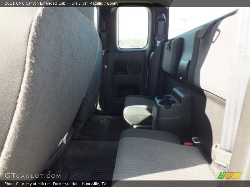 Pure Silver Metallic / Ebony 2011 GMC Canyon Extended Cab
