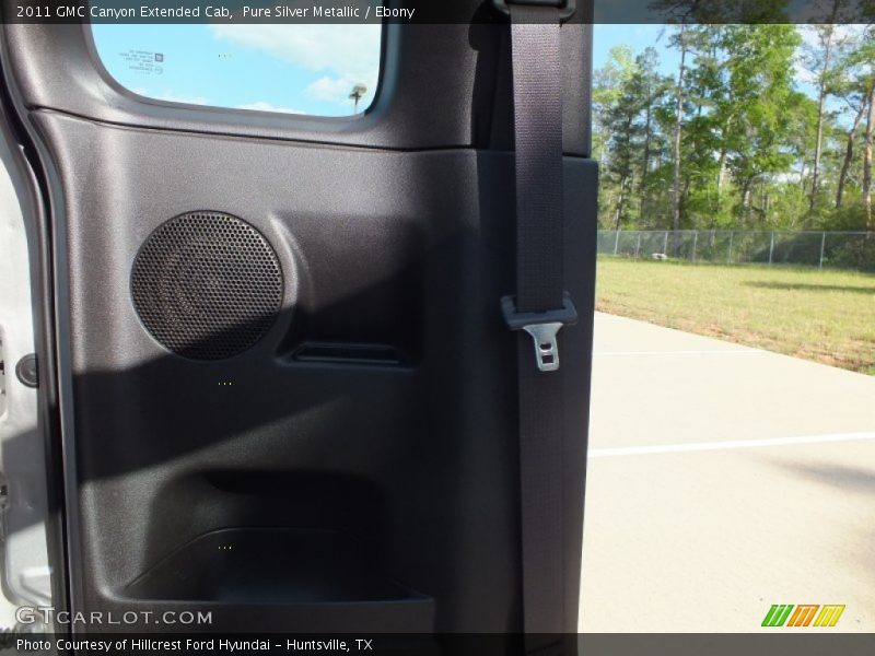 Pure Silver Metallic / Ebony 2011 GMC Canyon Extended Cab
