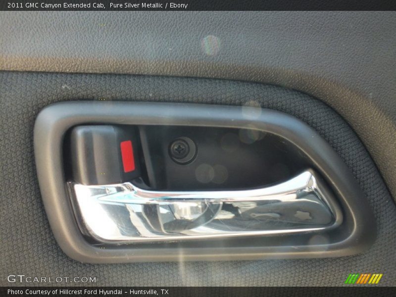 Pure Silver Metallic / Ebony 2011 GMC Canyon Extended Cab