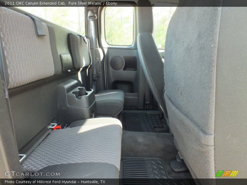 Pure Silver Metallic / Ebony 2011 GMC Canyon Extended Cab