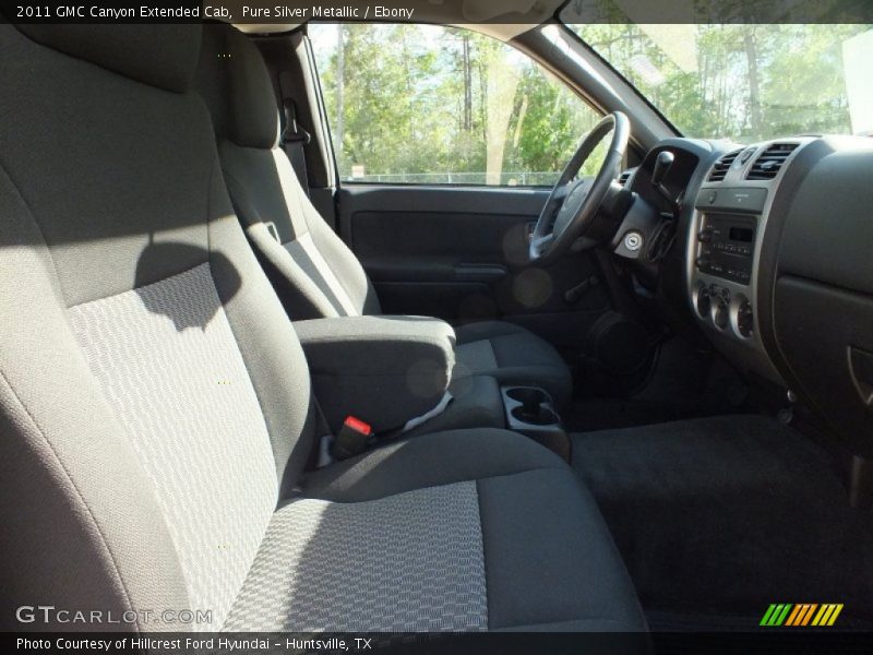 Pure Silver Metallic / Ebony 2011 GMC Canyon Extended Cab
