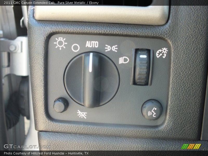 Pure Silver Metallic / Ebony 2011 GMC Canyon Extended Cab