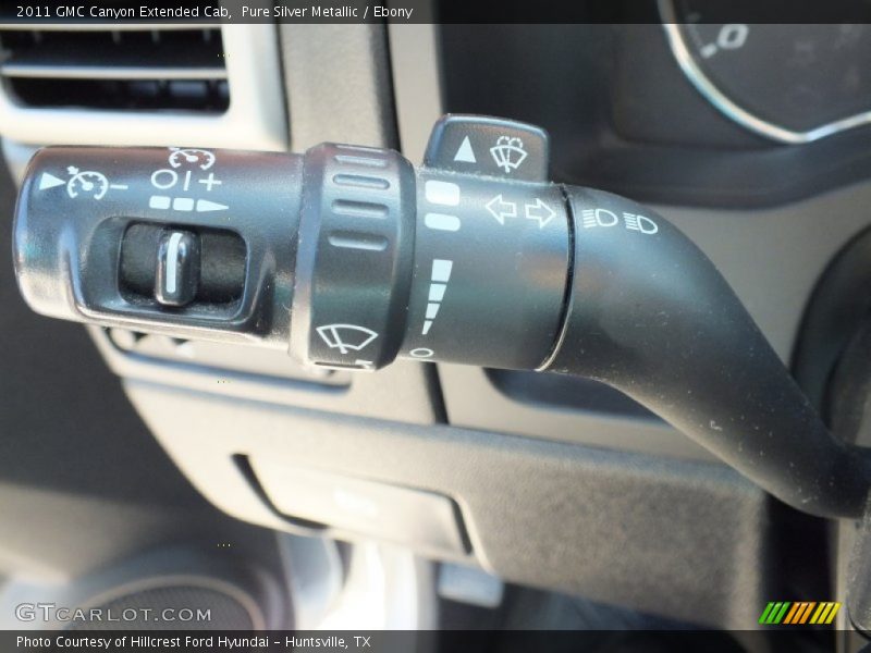 Pure Silver Metallic / Ebony 2011 GMC Canyon Extended Cab