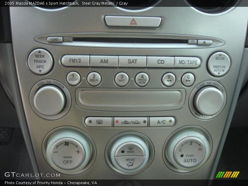 Steel Gray Metallic / Gray 2005 Mazda MAZDA6 s Sport Hatchback