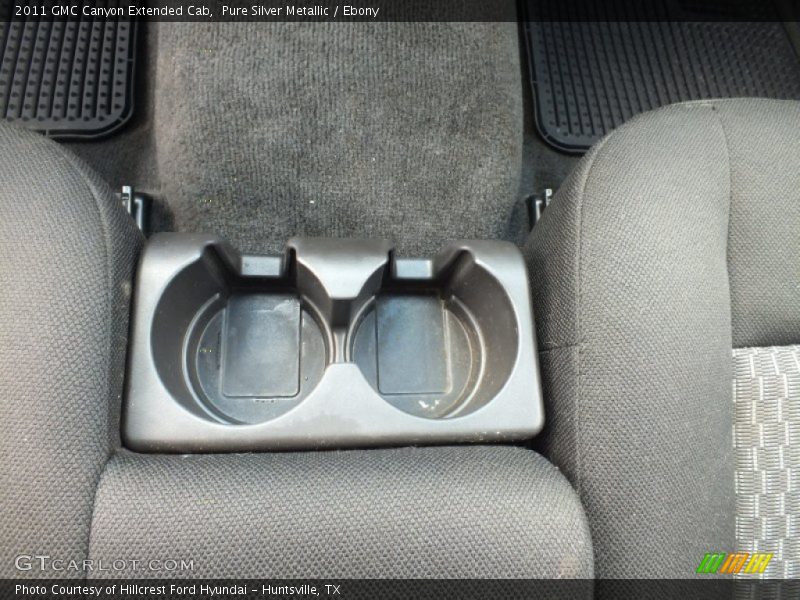 Pure Silver Metallic / Ebony 2011 GMC Canyon Extended Cab