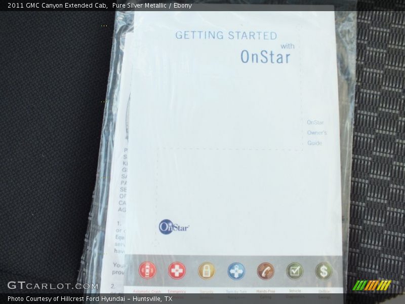 Pure Silver Metallic / Ebony 2011 GMC Canyon Extended Cab