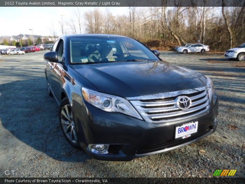 Magnetic Gray Metallic / Light Gray 2012 Toyota Avalon Limited