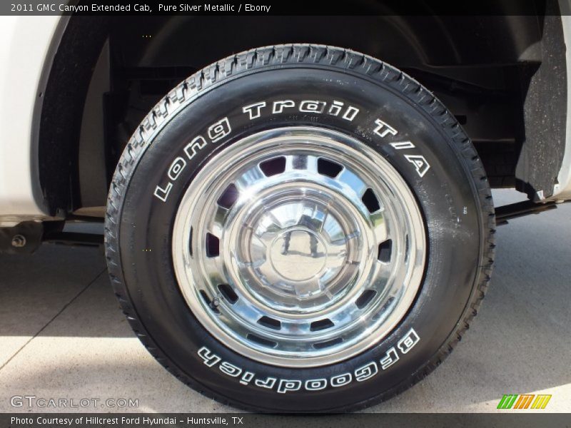 Pure Silver Metallic / Ebony 2011 GMC Canyon Extended Cab