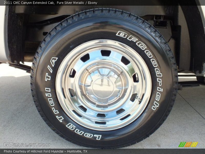 Pure Silver Metallic / Ebony 2011 GMC Canyon Extended Cab